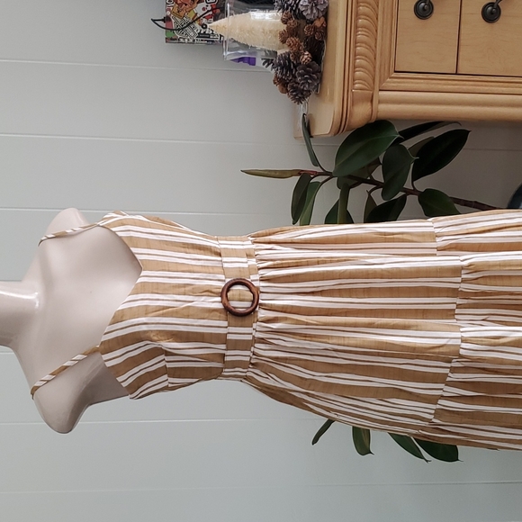 Windsor Women’s Stripe Spaghetti Strap Long Dress Size Small - Picture 6 of 9